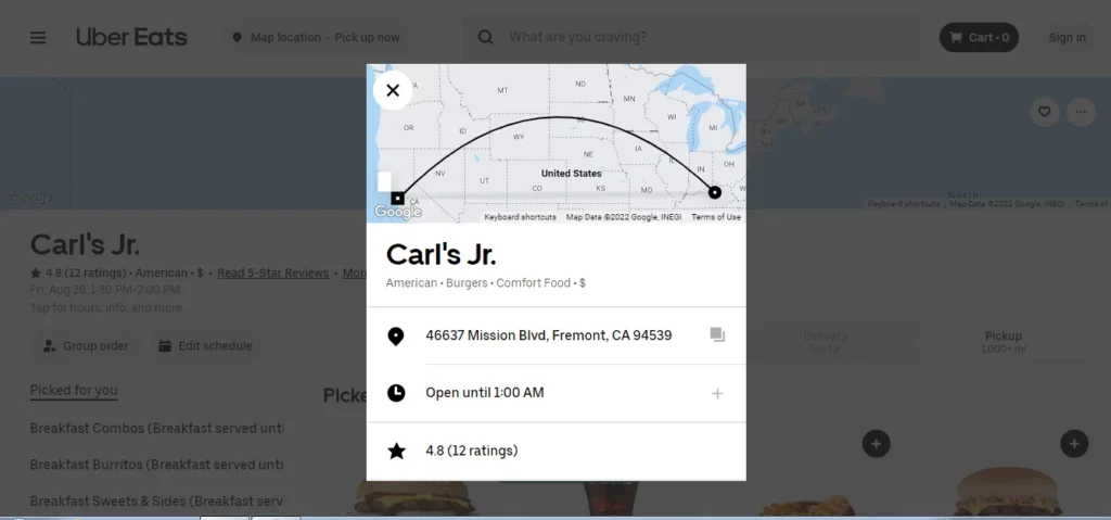 Carl's Jr. Location