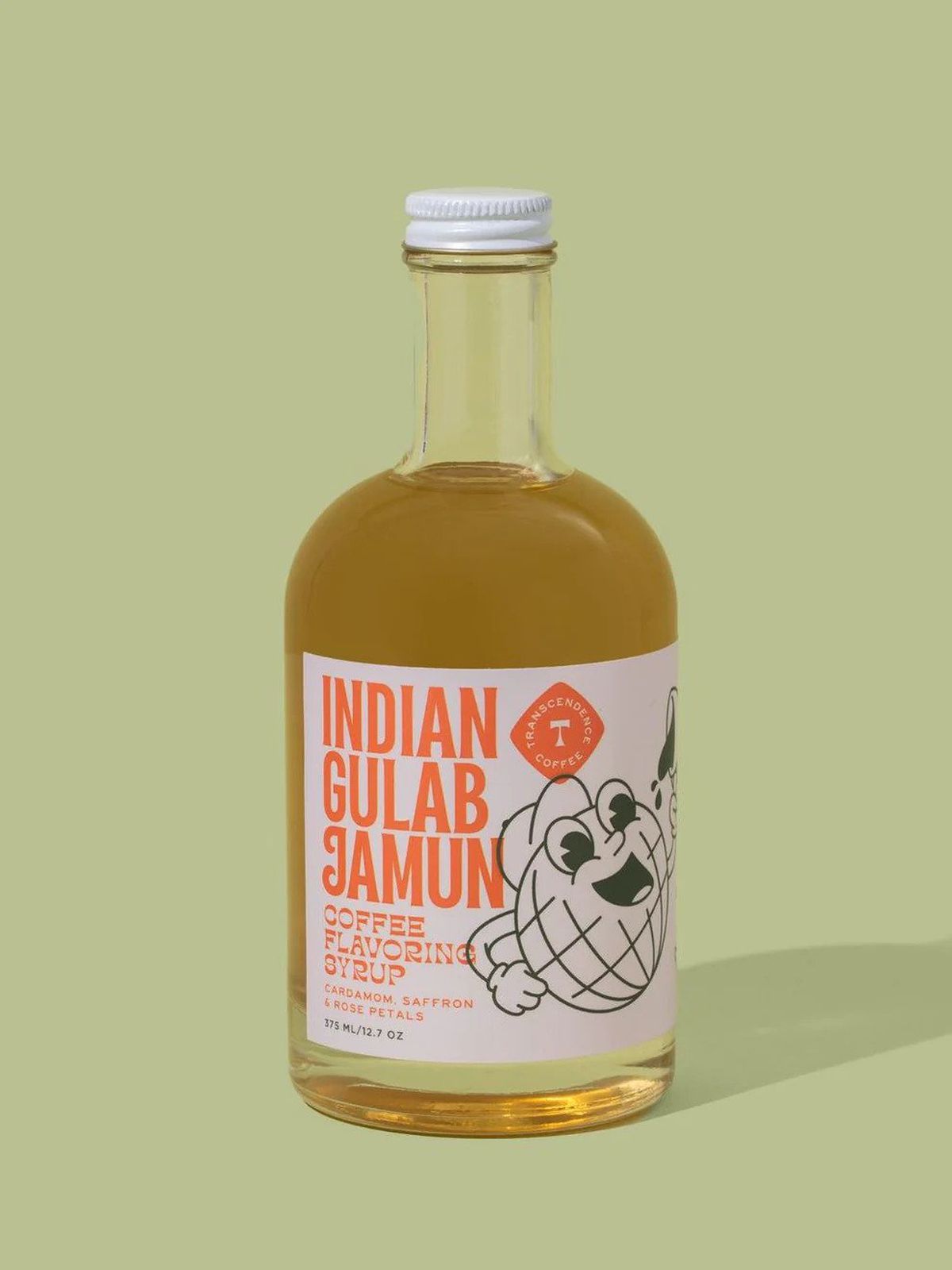 A bottle of Indian Gulab Jamun syrup